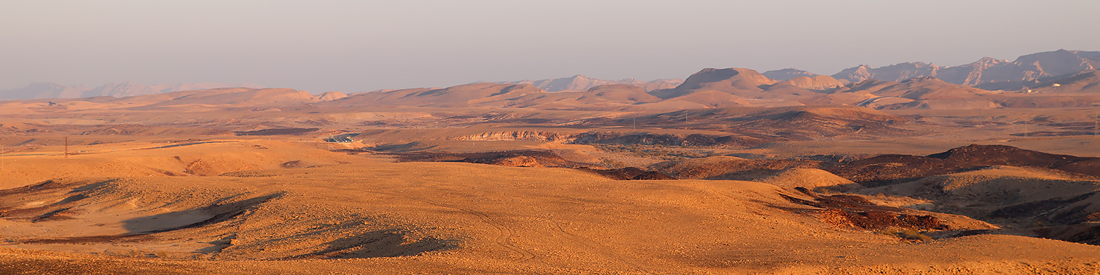 イスラエル南部の砂漠地帯ネゲブ