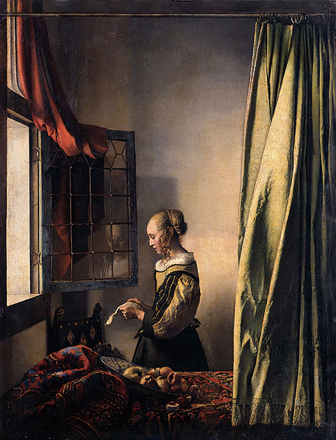 図26-2──フェルメール〈窓辺で手紙を読む女〉1659ごろ。（「ヨハネス・フェルメール」Wikipedia）