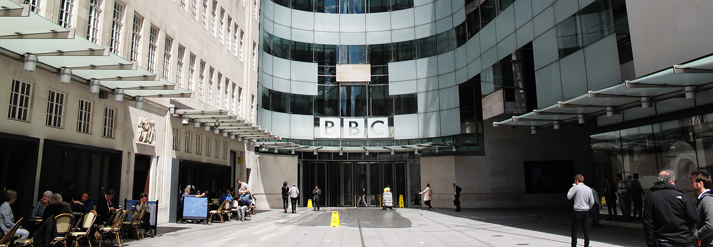BBC　社屋　ロンドン　イメージ