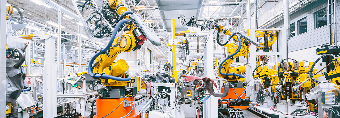 製造　工場　ロボット　イメージ