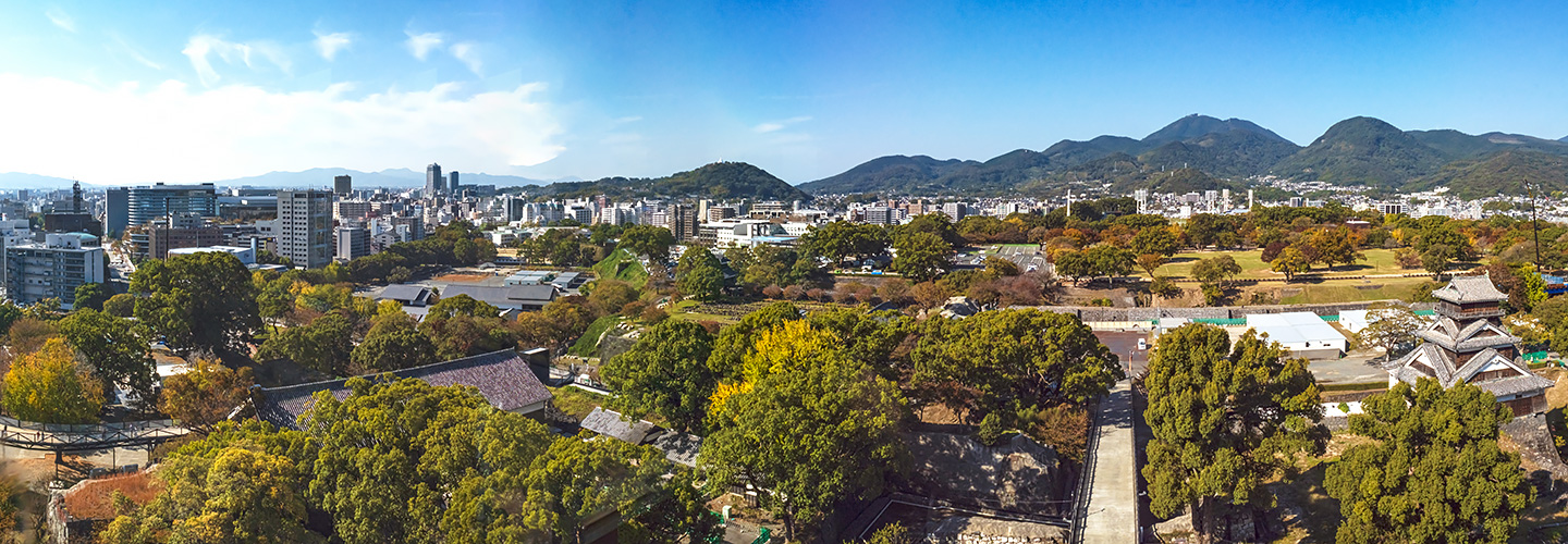 日本　熊本　市街地　イメージ