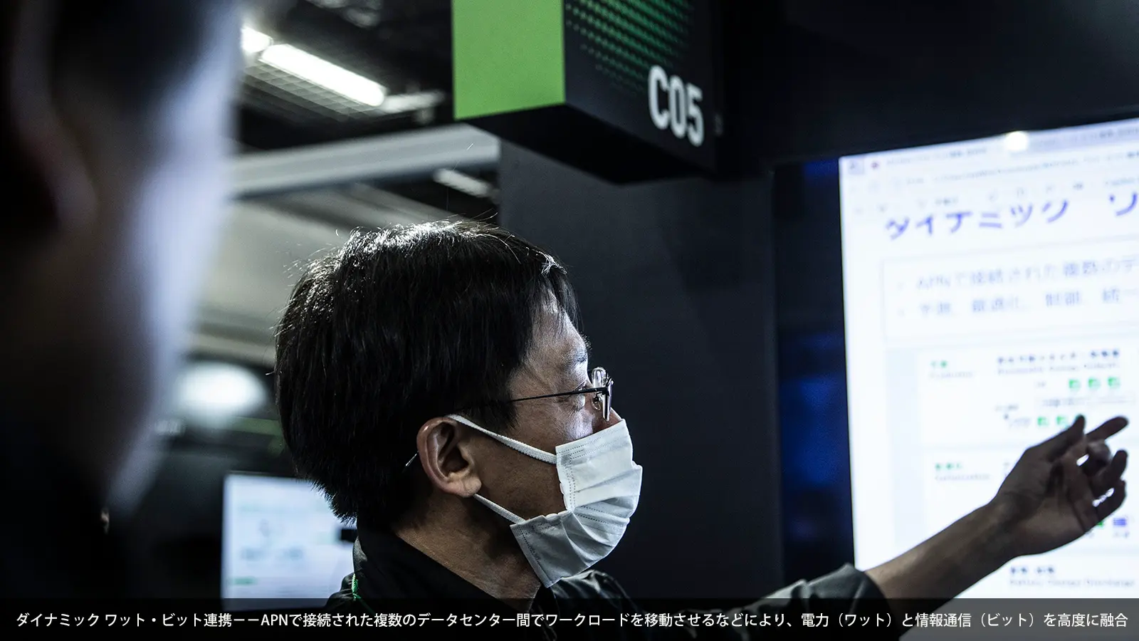 ダイナミック ワット・ビット連携−−APNで接続された複数のデータセンター間でワークロードを移動させるなどにより、電力（ワット）と情報通信（ビット）を高度に融合